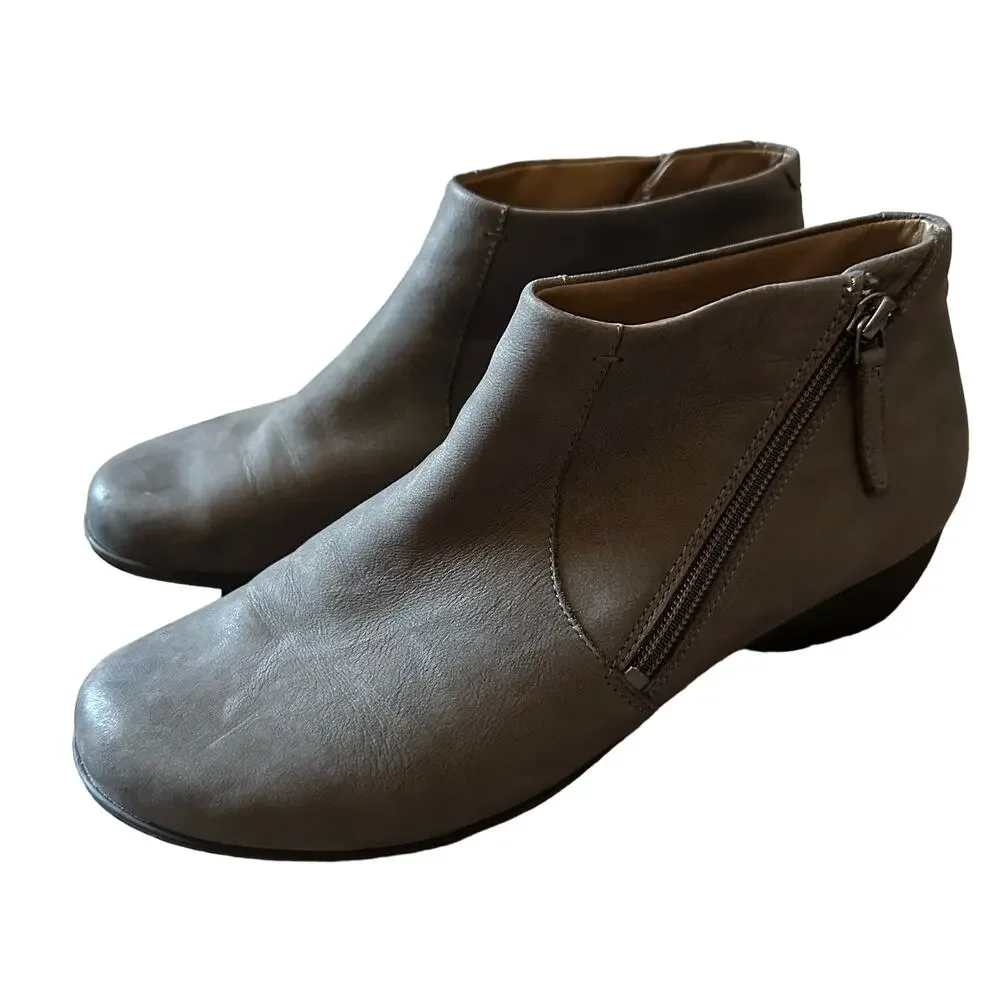 Dansko | Size 9.5 Euro 40 Fifi Ankle Grey Burnished Nubuck